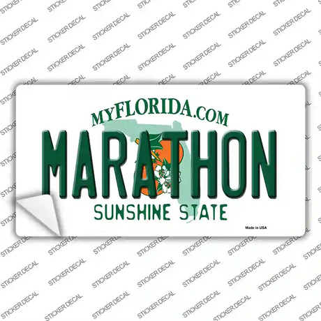 Marathon Florida Novelty Sticker Decal