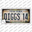 Diggs 14 Excelsior New York Rusty Novelty Sticker Decal