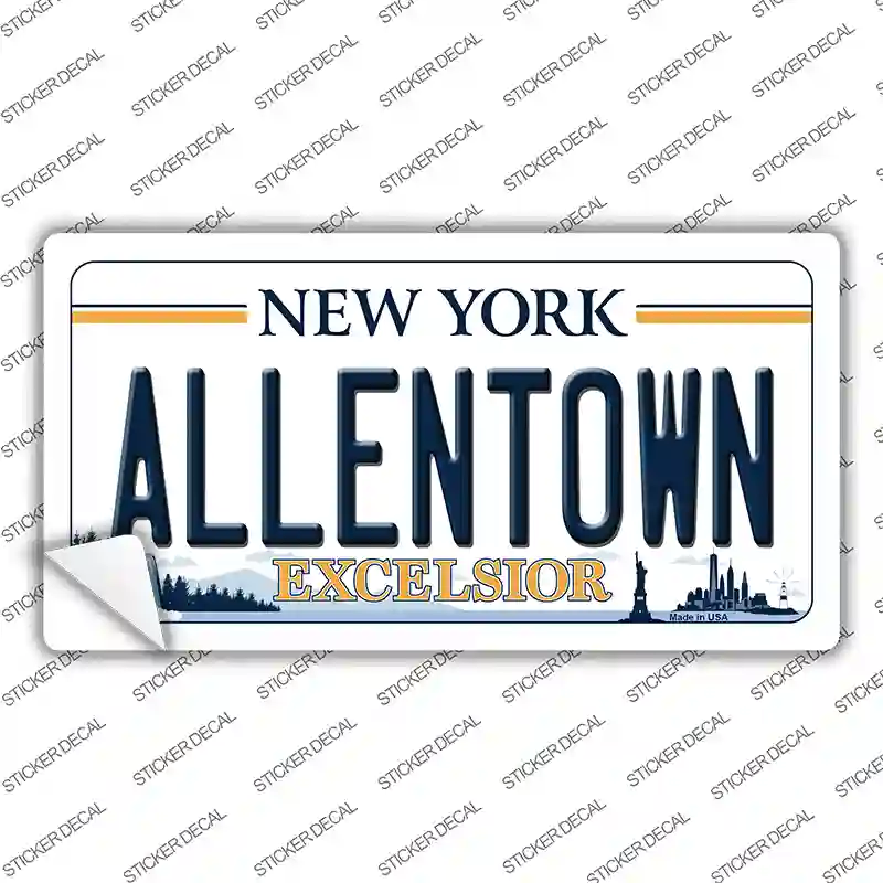 Allentown Excelsior New York Novelty Sticker Decal