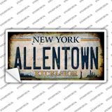 Allentown Excelsior New York Rusty Novelty Sticker Decal