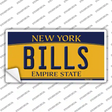 Bills NY Yellow Novelty Sticker Decal