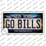 Go Bills New York Rusty Novelty Sticker Decal