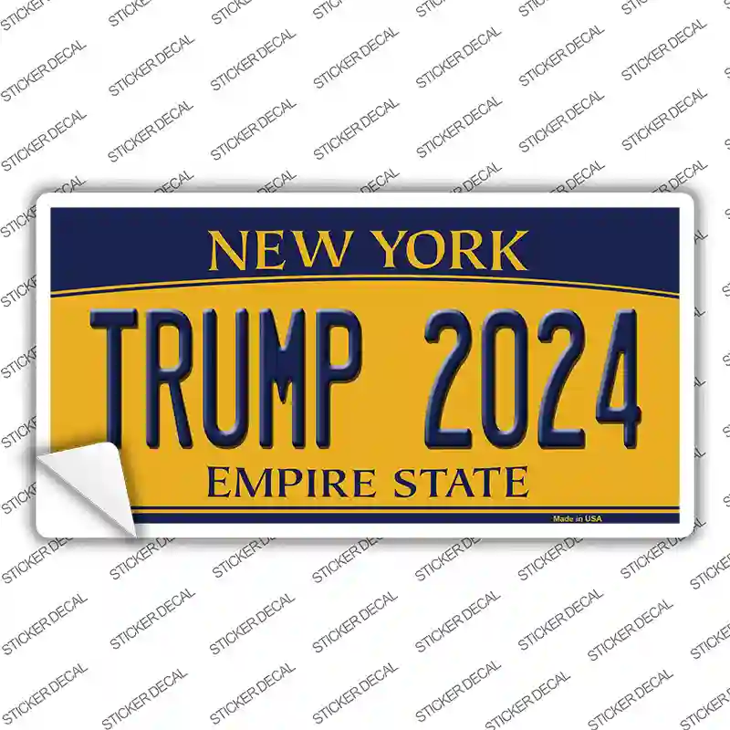 Trump 2024 New York Novelty Sticker Decal