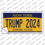 Trump 2024 New York Novelty Sticker Decal
