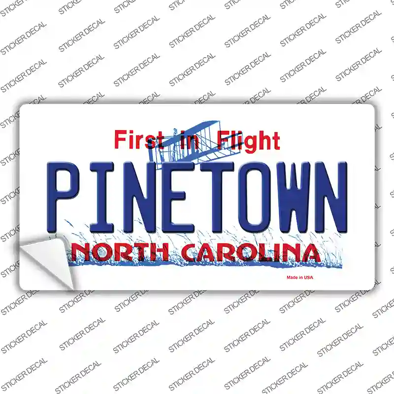 Pinetown North Carolina Novelty Sticker Decal