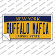 Buffalo Mafia NY Yellow Novelty Sticker Decal