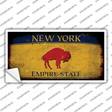 Red Buffalo NY Yellow Rusty Novelty Sticker Decal