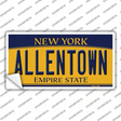Allentown NY Yellow Novelty Sticker Decal