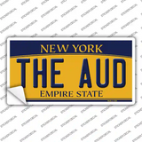 The Aud NY Yellow Novelty Sticker Decal