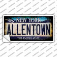 Allentown NY Blue Rusty Novelty Sticker Decal