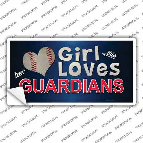 This Girl Loves Guardians Novelty Sticker Decal