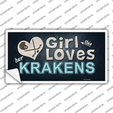 This Girl Loves Krakens Novelty Sticker Decal