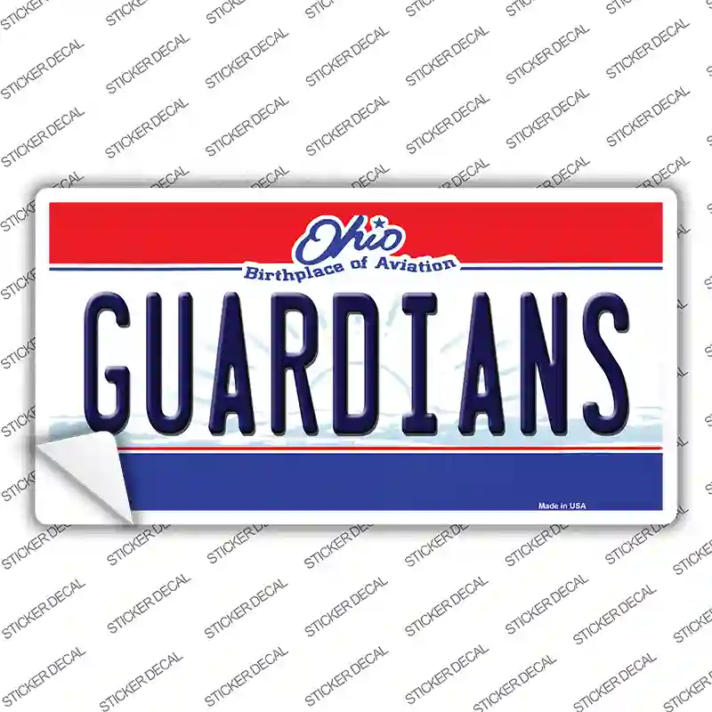 Guardians Ohio Aviation Novelty Sticker Decal