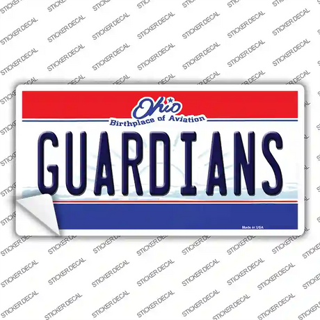 Guardians Ohio Aviation Novelty Sticker Decal