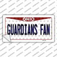 Guardians Fan Ohio Overlay Novelty Sticker Decal