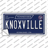 Knoxville Tennessee Blue Novelty Sticker Decal