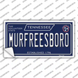 Murfreesboro Tennessee Blue Novelty Sticker Decal