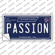 Passion Tennessee Blue Novelty Sticker Decal