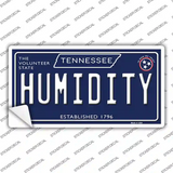 Humidity Tennessee Blue Novelty Sticker Decal