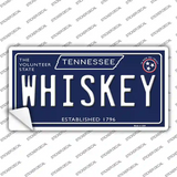 Whiskey Tennessee Blue Novelty Sticker Decal