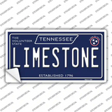 Limestone Tennessee Blue Novelty Sticker Decal