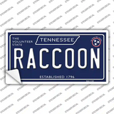 Raccoon Tennessee Blue Novelty Sticker Decal