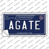 Agate Tennessee Blue Novelty Sticker Decal