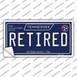 Retired Tennessee Blue Novelty Sticker Decal