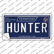 Hunter Tennessee Blue Novelty Sticker Decal