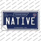 Native Tennessee Blue Novelty Sticker Decal