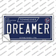 Dreamer Tennessee Blue Novelty Sticker Decal