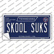 Skool Suks Tennessee Blue Novelty Sticker Decal