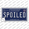 Spoiled Tennessee Blue Novelty Sticker Decal