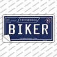 Biker Tennessee Blue Novelty Sticker Decal