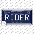 Rider Tennessee Blue Novelty Sticker Decal