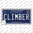 Climber Tennessee Blue Novelty Sticker Decal