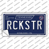 Rckstr Tennessee Blue Novelty Sticker Decal