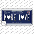 More Love Hearts Tennessee Blue Novelty Sticker Decal
