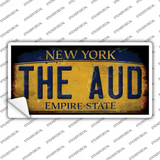 The Aud New York Yellow Novelty Sticker Decal