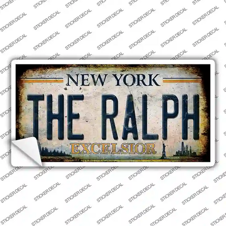 The Ralph New York White Novelty Sticker Decal