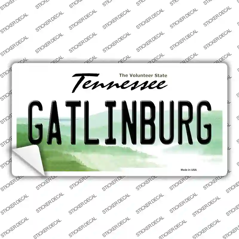 Gatlinburg Tennessee Novelty Sticker Decal