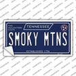 Smoky Mtns Tennessee Blue Novelty Sticker Decal