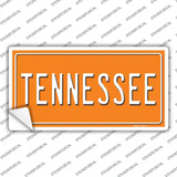 Tennessee Orange Novelty Sticker Decal