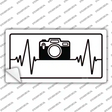 Photography Heart Beat Novelty Sticker Decal