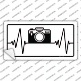 Photography Heart Beat Novelty Sticker Decal