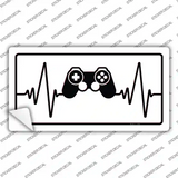 Video Games Heart Beat Novelty Sticker Decal