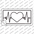 Love Heart Beat Novelty Sticker Decal