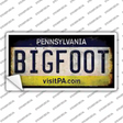 Bigfoot Pennsylvania Novelty Sticker Decal