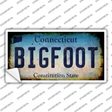 Bigfoot Connecticut Novelty Sticker Decal