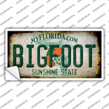 Bigfoot Florida Novelty Sticker Decal